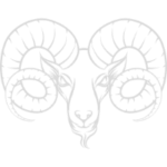 Aries Zodiac sign on White Background