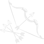 Saggitarius Zodiac sign on White Background