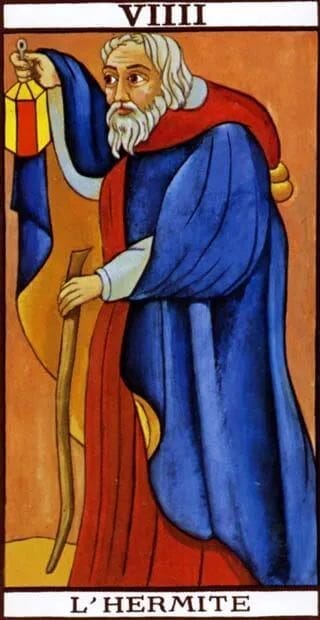 The Hermit in the Tarot of Marseilles