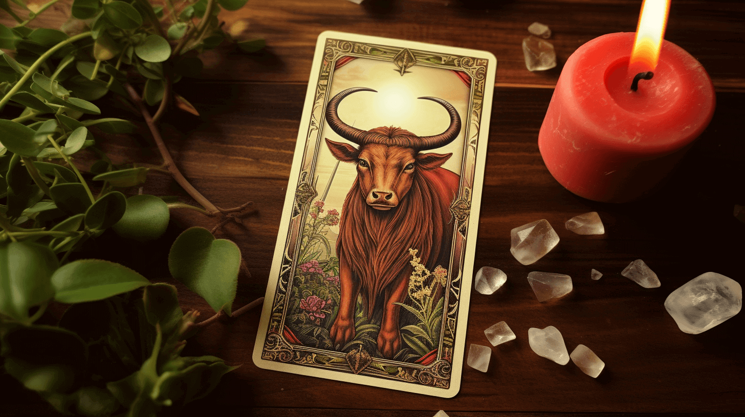 Morris-inspired Duochrome Folk Bull Print